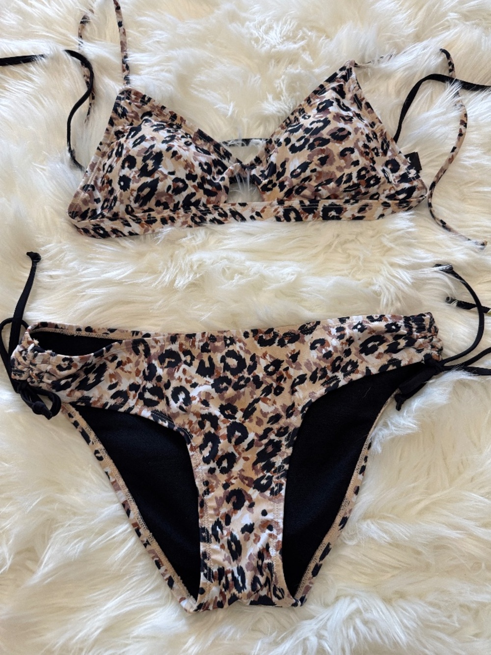Hurley 2 piece leopard bikini